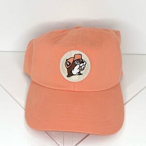 Buc-ees Peach Baseball Cap with Embroidered Logo -NWOT